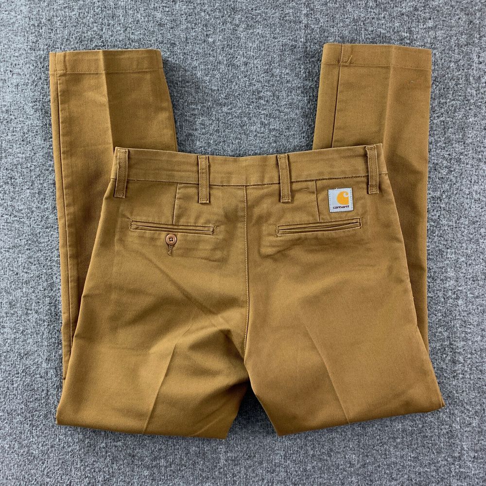 Carhartt WIP Chino Pants‎ Mens 29x27 Beige SID Trousers Workwear Outdoor
